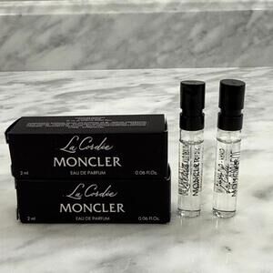 Lot Of 2 MONCLER LA CORDEE Eau de Parfum Samples 2ml/0.06fl oz  NEW IN BOX AUTH